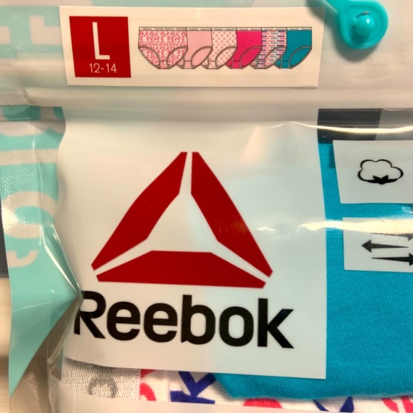Reebok Girls Underwear Stretch Hipster Panties - Picture 3 of 6